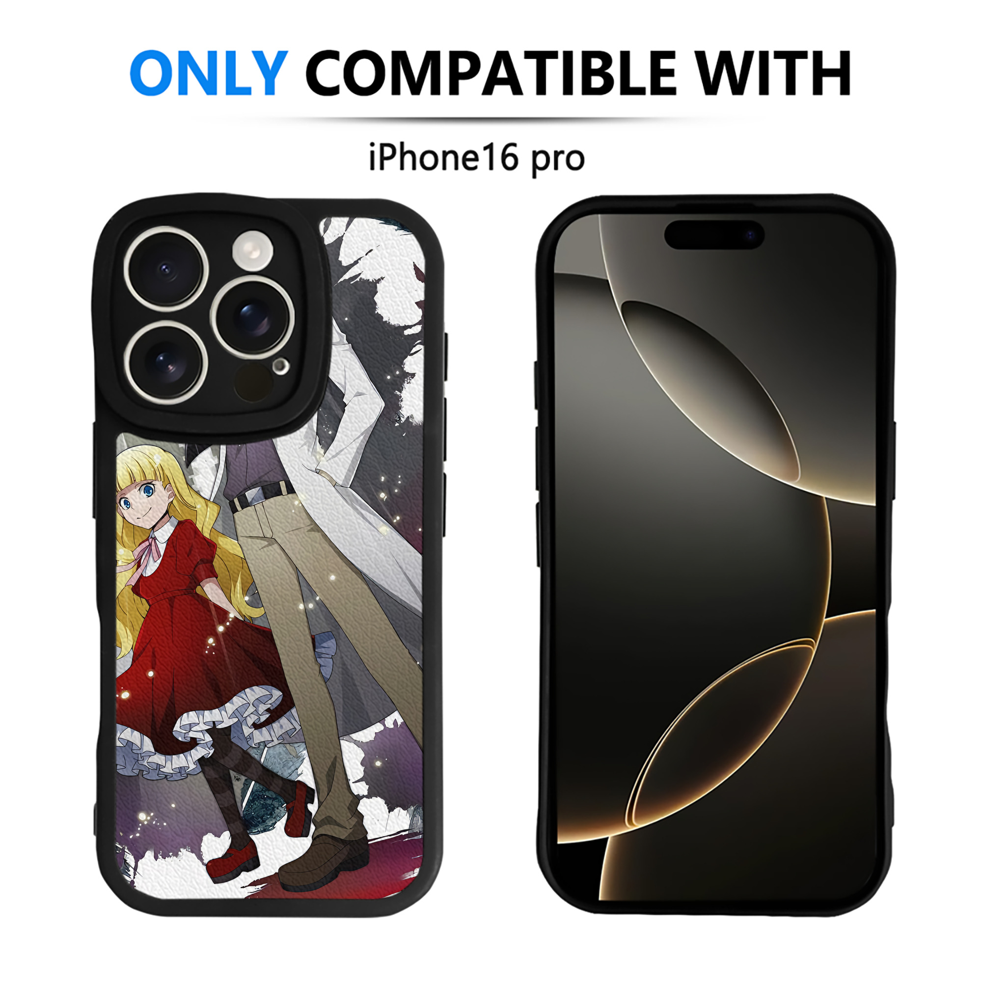 （画像用） 文豪ストレイドッグス Bungo Stray Dogs 【iPhone 16シリーズ対応】シリコンスマホケース（レザー調） 材質：シリコン